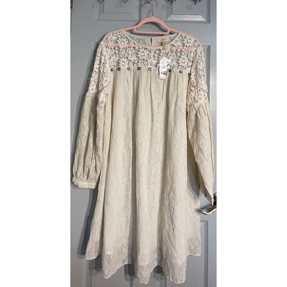 Anthropologie Josephine Lace Tunic Dress NWT SZ 1X - Picture 7 of 16